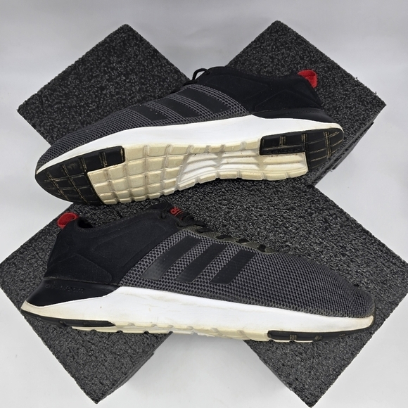 Adidas Men 13 Neo Cloudfoam Super Racer Black Grey Sneakers AW4163 main image 10